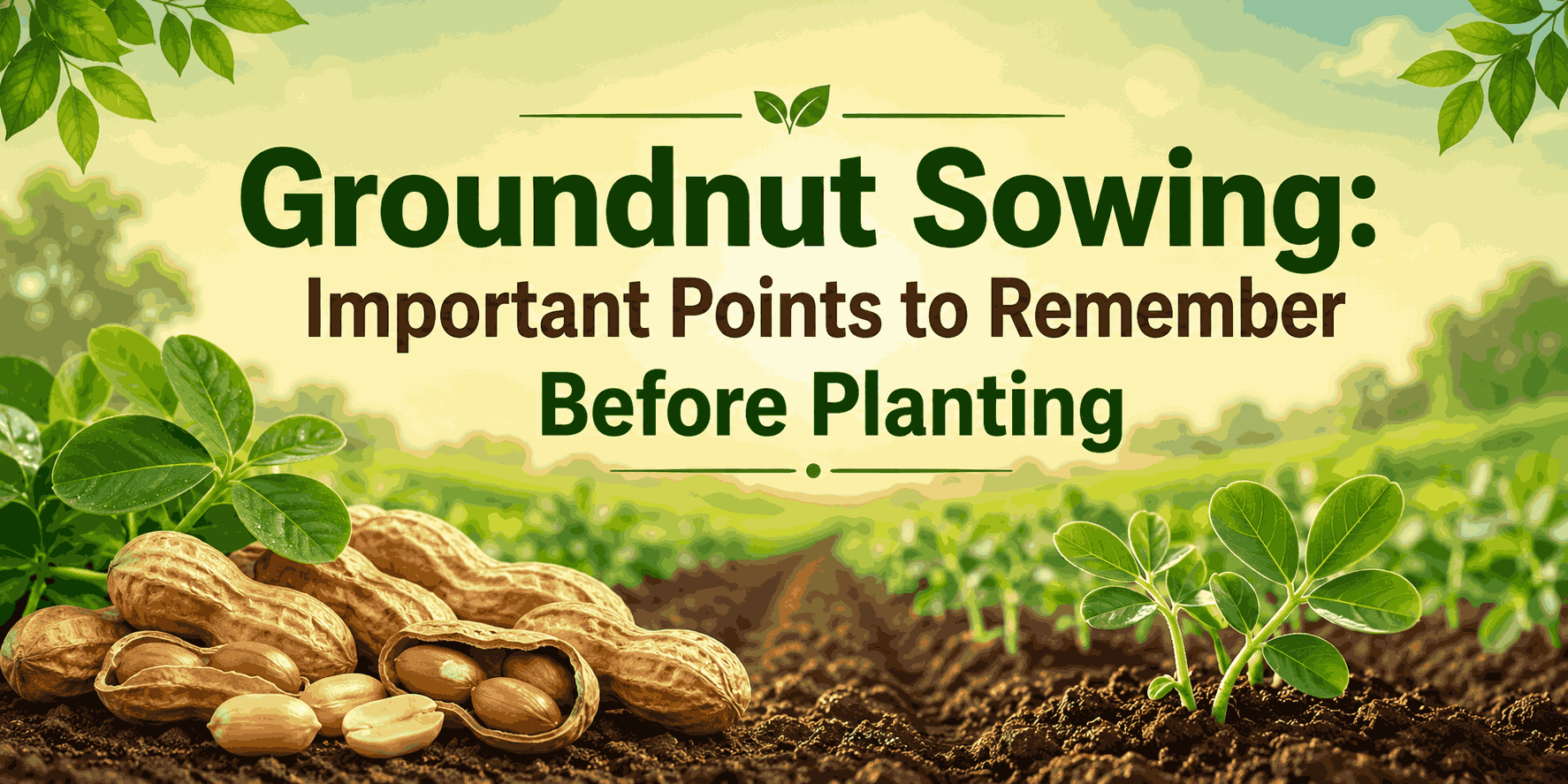 Groundnut Sowing: Important Points to Remember Before Planting
